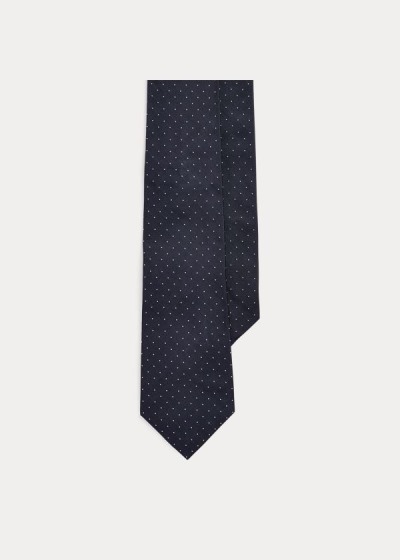 Men's Ralph Lauren Pin Dot Silk Ties | 091854VFH